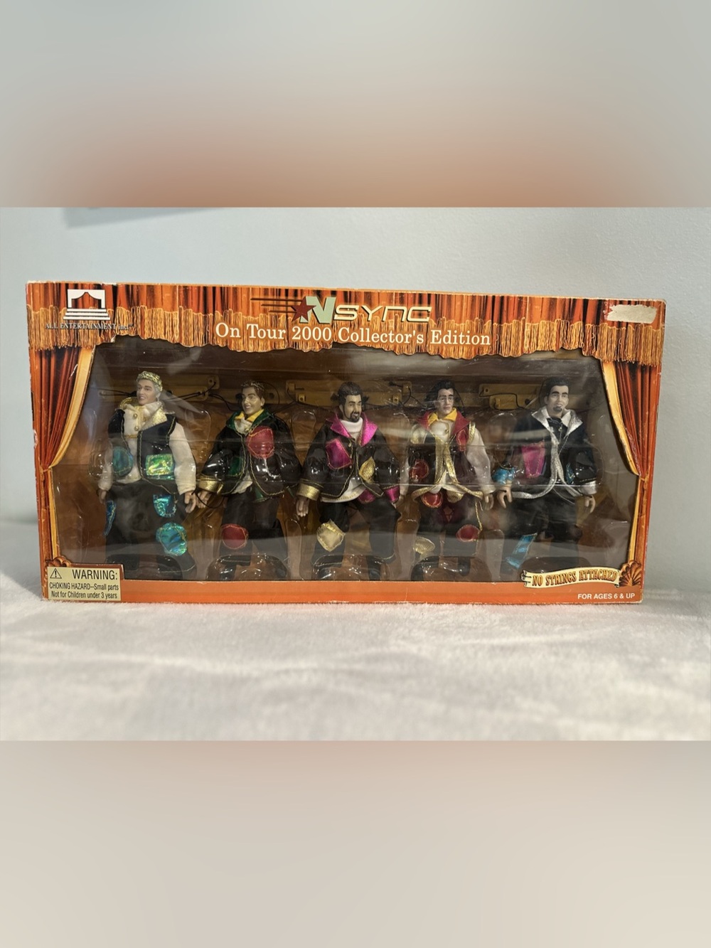 NIB NSYNC On Tour 2000 Collector's Edition Marionette Set